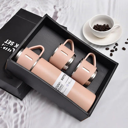 500ML Stainless Steel Vacuum Flask Set - Cake Pops Parties