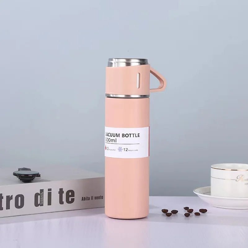 500ML Stainless Steel Vacuum Flask Set - Cake Pops Parties
