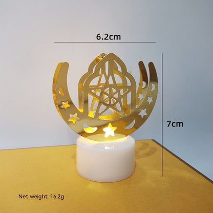 Mini lampe de nuit à LED en forme de château