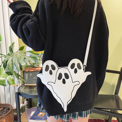Sac à bandoulière avec un fantôme de dessin animé mignon
