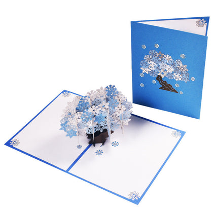 Cartes de vœux stéréoscopiques 3D pour les fêtes