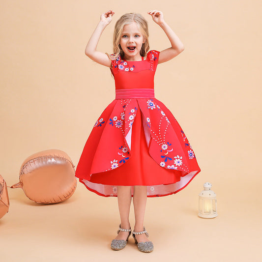 Robe de princesse de Noël pour fille