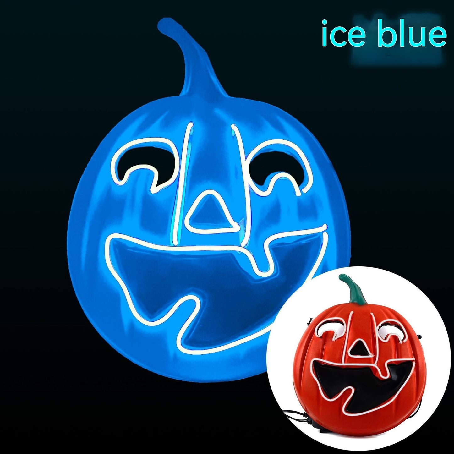 Masque d'Halloween lumineux à LED