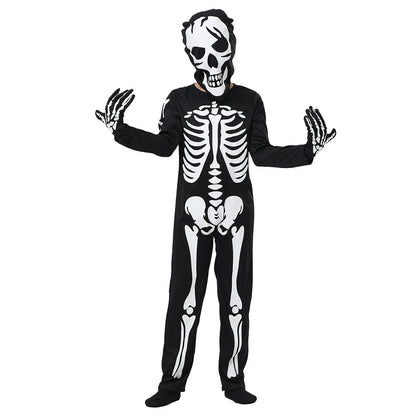 Costume d'Halloween squelette lumineux