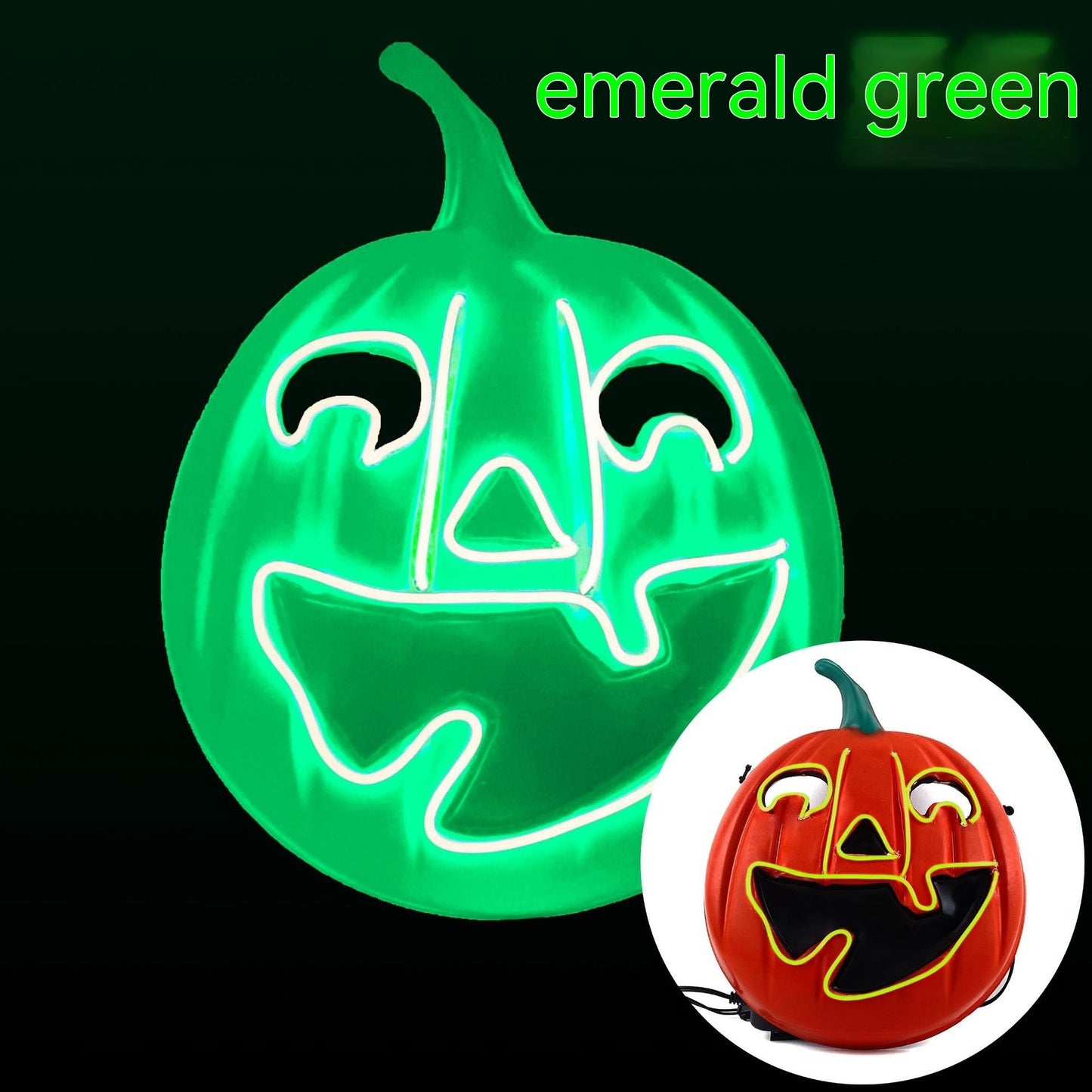 Masque d'Halloween lumineux à LED