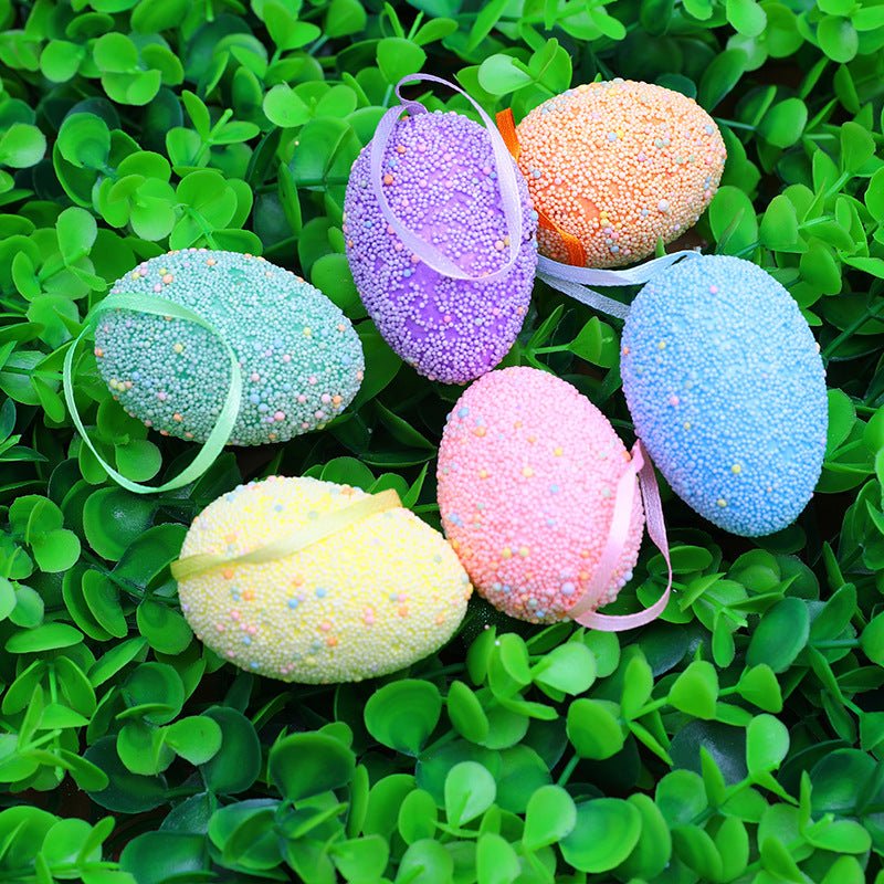 6PCS Easter Egg Hanging Ornaments - Cake Pops Parties