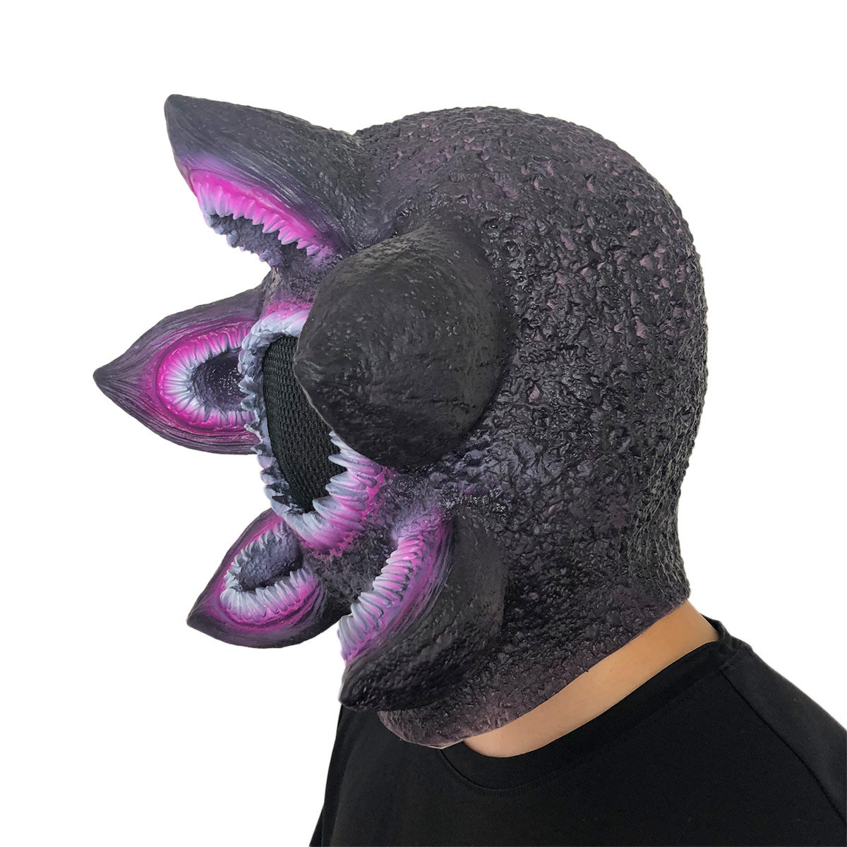 Masque d'Halloween effrayant en latex Piranha