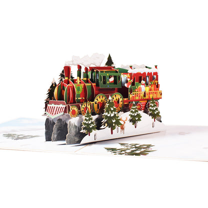 Cartes de vœux stéréoscopiques 3D pour les fêtes