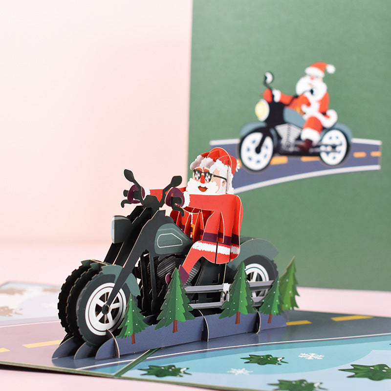 Cartes de vœux stéréoscopiques 3D pour les fêtes