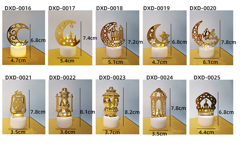 Mini lampe de nuit à LED en forme de château