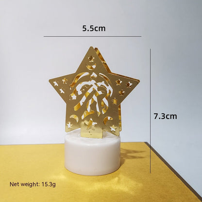 Mini lampe de nuit à LED en forme de château