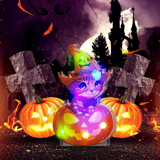 Lampe citrouille d'Halloween à faire soi-même
