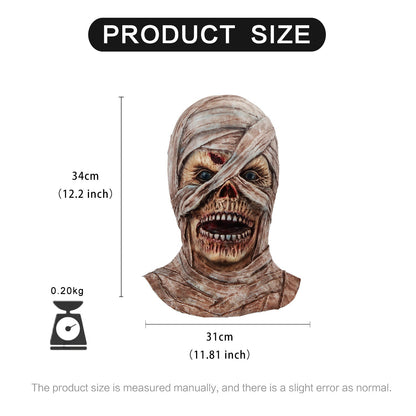 Masque d'Halloween de momie d'horreur