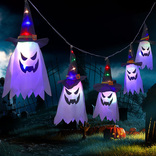 Guirlande lumineuse fantôme d'Halloween