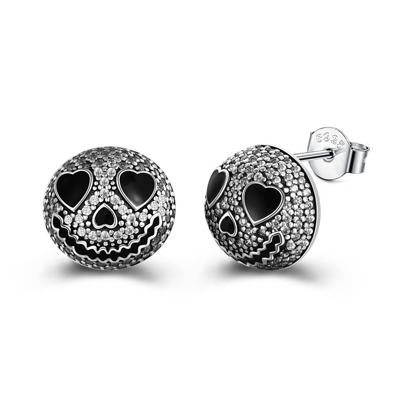 Boucles d'oreilles en argent Jack Skellington - L'Étrange Noël de Monsieur Jack