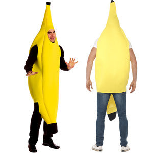 Costume d'Halloween sexy de banane aux fruits