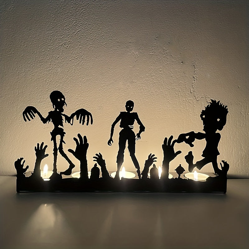Bougeoir citrouille d'Halloween