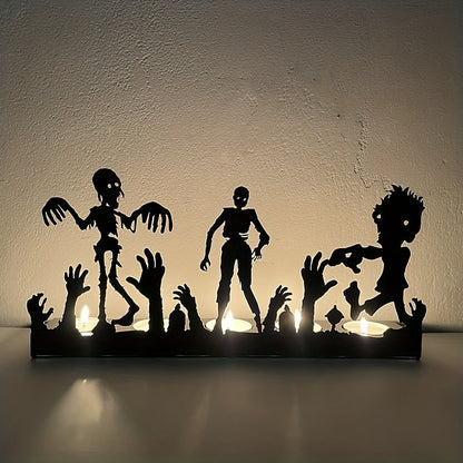Bougeoir citrouille d'Halloween