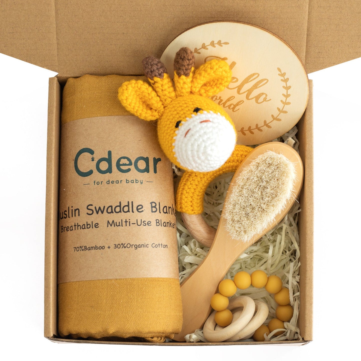 Coffret cadeau de jouets de dentition pour bébé de qualité supérieure