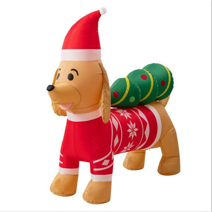 7FT Holiday Sausage Dog Christmas Tree Decor - Cake Pops Parties