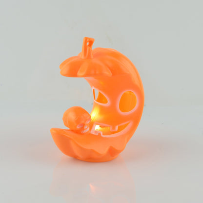 Lampe citrouille d'Halloween au clair de lune