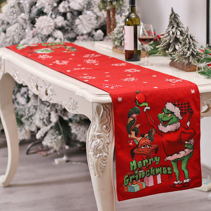 Chemin de table de Noël Monstre Grinch