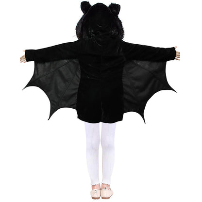 Déguisement d'Halloween avec cape de chauve-souris pour enfants
