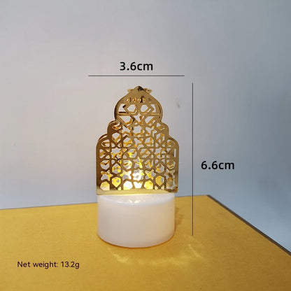 Mini lampe de nuit à LED en forme de château