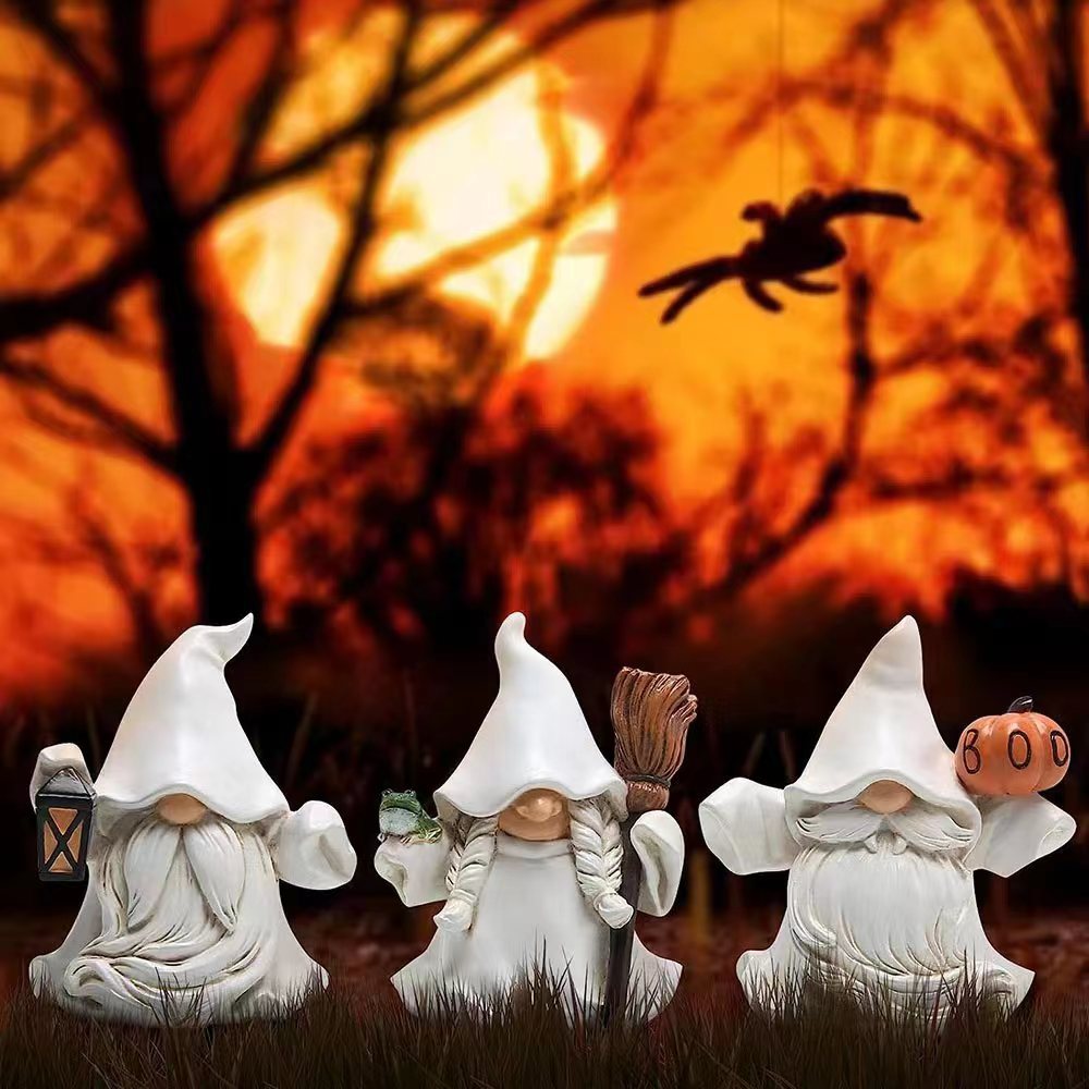 Décorations de jardin en résine pour Halloween