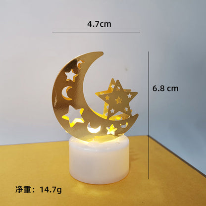 Mini lampe de nuit à LED en forme de château