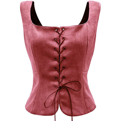 Costume d'Halloween avec gilet en daim noir