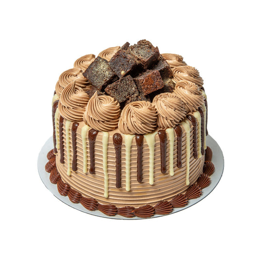 Decadent 6" Loaded Brownie Drip Cake | Cake Pops Parties