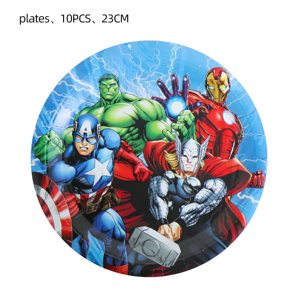 Ensemble de fournitures pour fête d'anniversaire Avengers