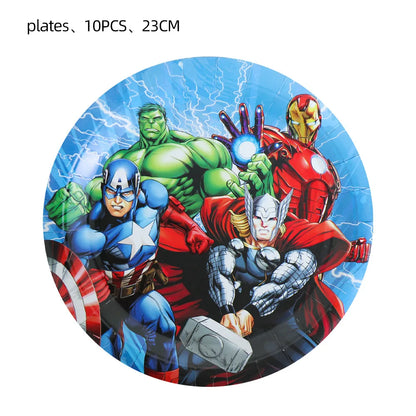 Ensemble de fournitures pour fête d'anniversaire Avengers
