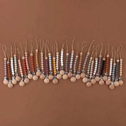BPA-Free Silicone Pacifier Clips