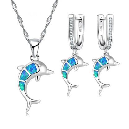 Ensemble de bijoux Dauphin Opale