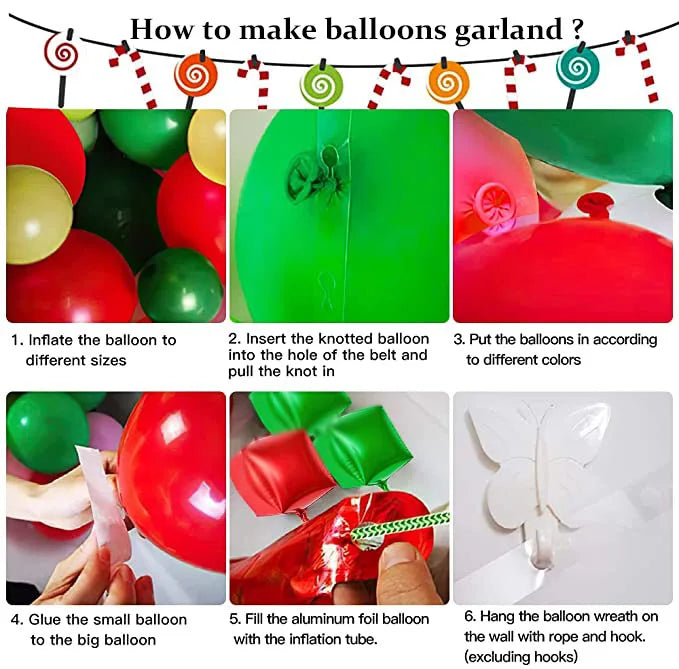 Kit d'arche de ballons de Noël