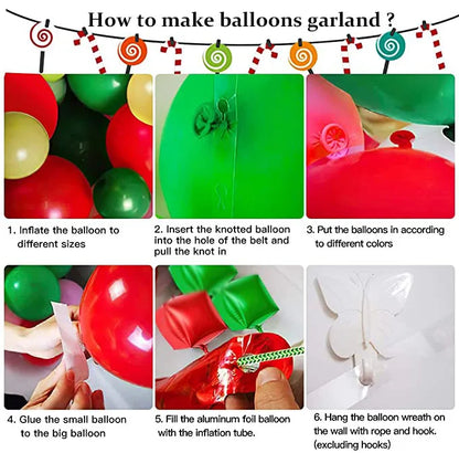 Kit d'arche de ballons de Noël
