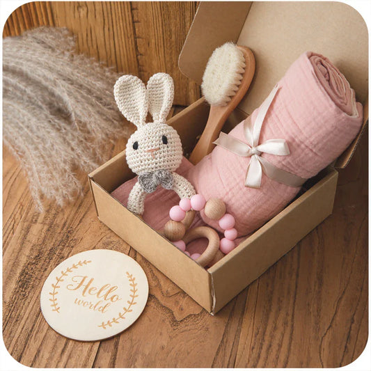 Ensemble de jouets de bain et couverture d'emmaillotage pour bébé
