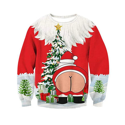 Pull de Noël 3D amusant