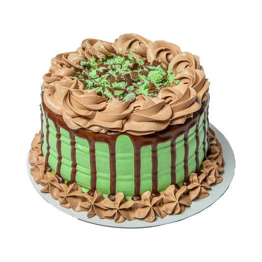 Mint Chocolate Drip Cake 6" | Cake Pops Parties Handmade Treats