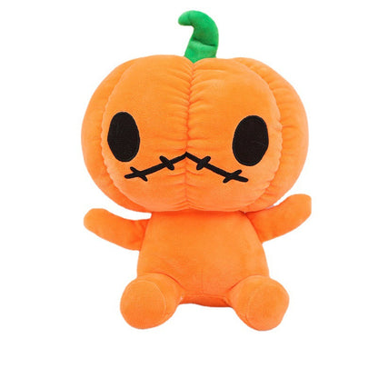 Poupée citrouille en peluche d'Halloween