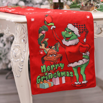 Chemin de table de Noël Monstre Grinch