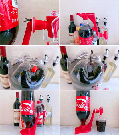 Hands-Free Coke Bottle Water Dispenser