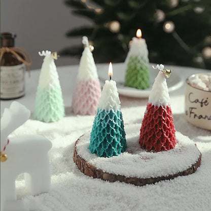 Bougies parfumées pour sapin de Noël – Décorations faites à la main