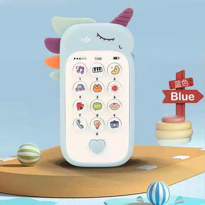 Jouet musical pour bébé avec anneau de dentition