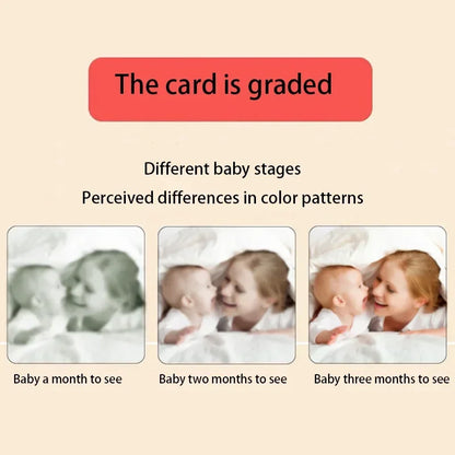 Cartes Flash de stimulation visuelle pour bébé