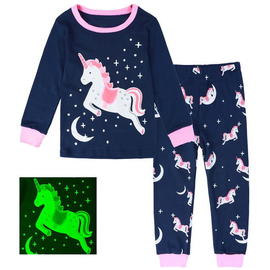 Costume de licorne pour fille - Brille dans le noir !