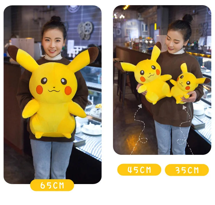 Big Size Pokemon Pikachu Plush Stuffed Toys Cake Pops Parties