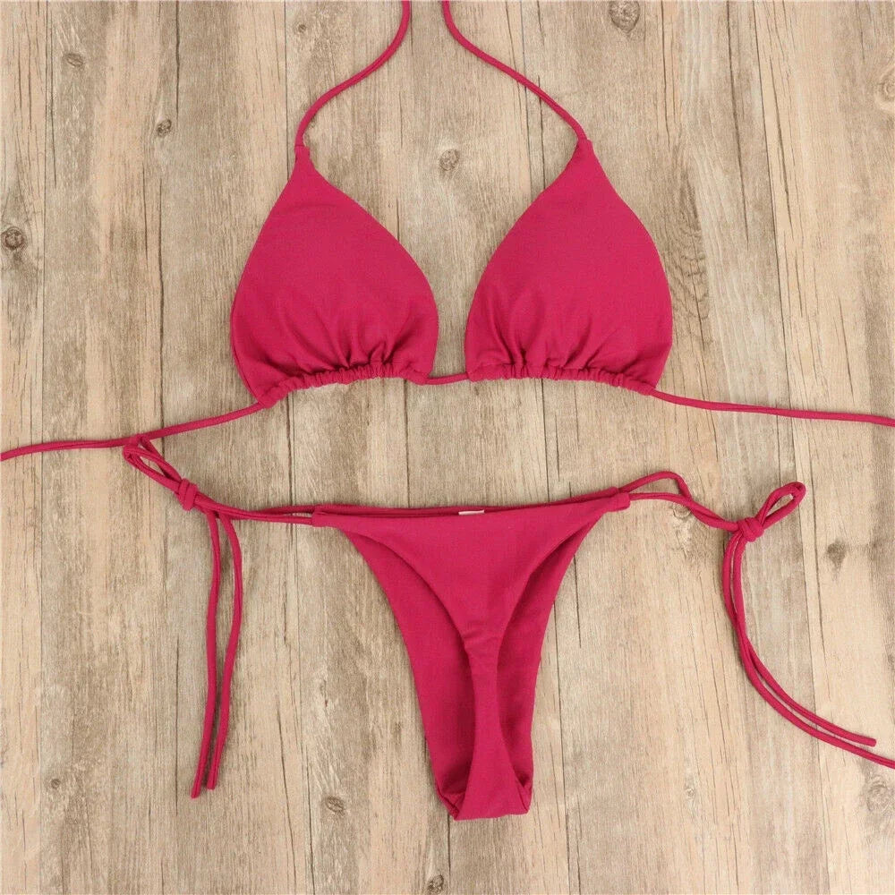 Comfortable Bandage Brazilian Swimsuit | 2-Piece No Steel Support Swimwear